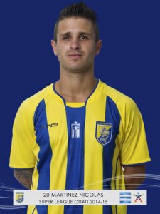 Panetolikos futbolcusu Martinez Nicolas